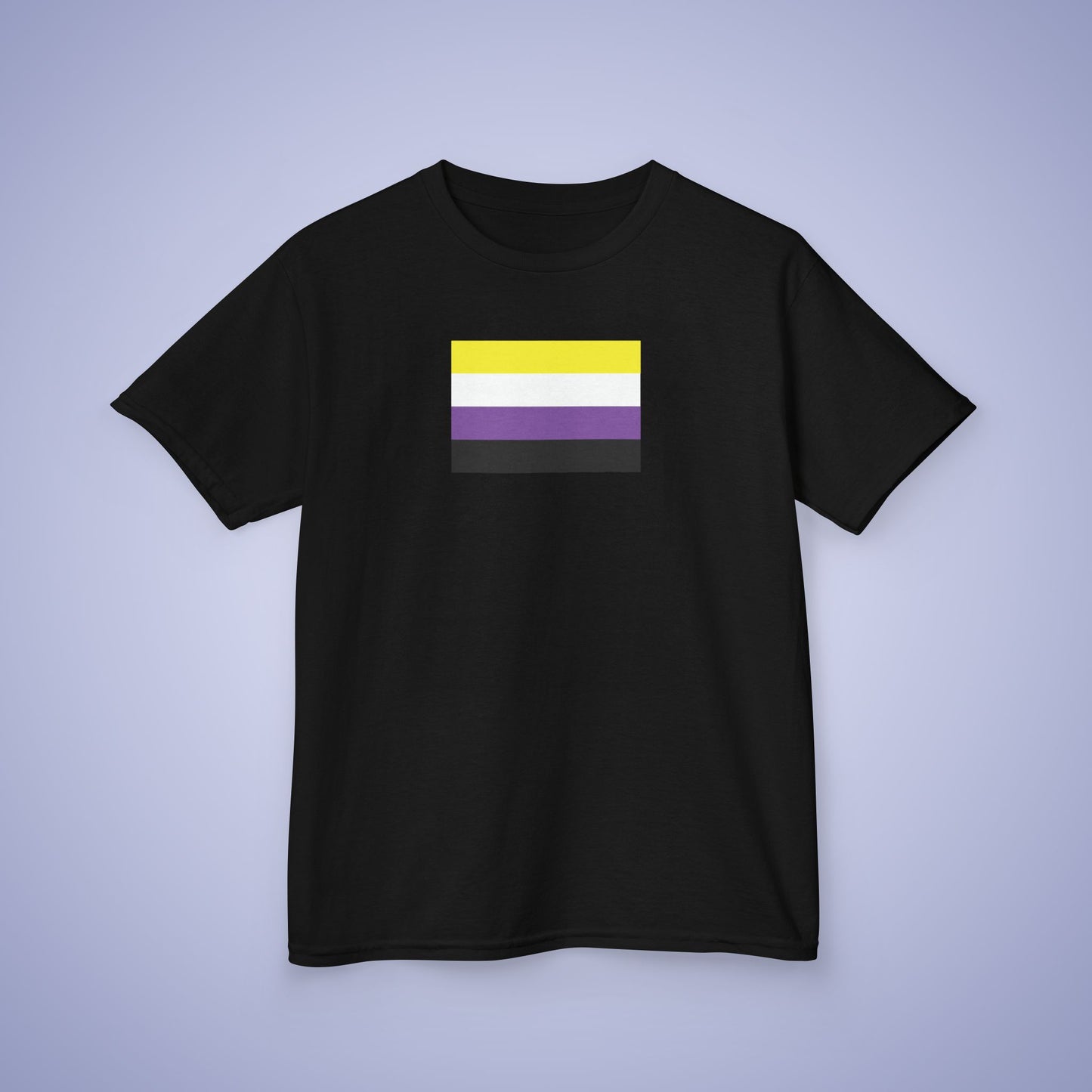 Non Binary Flag Pride Kids Cotton T Shirt LGBTQ Pride Month