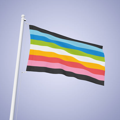 Queer Pride Month Flag Banner Small Medium & Large