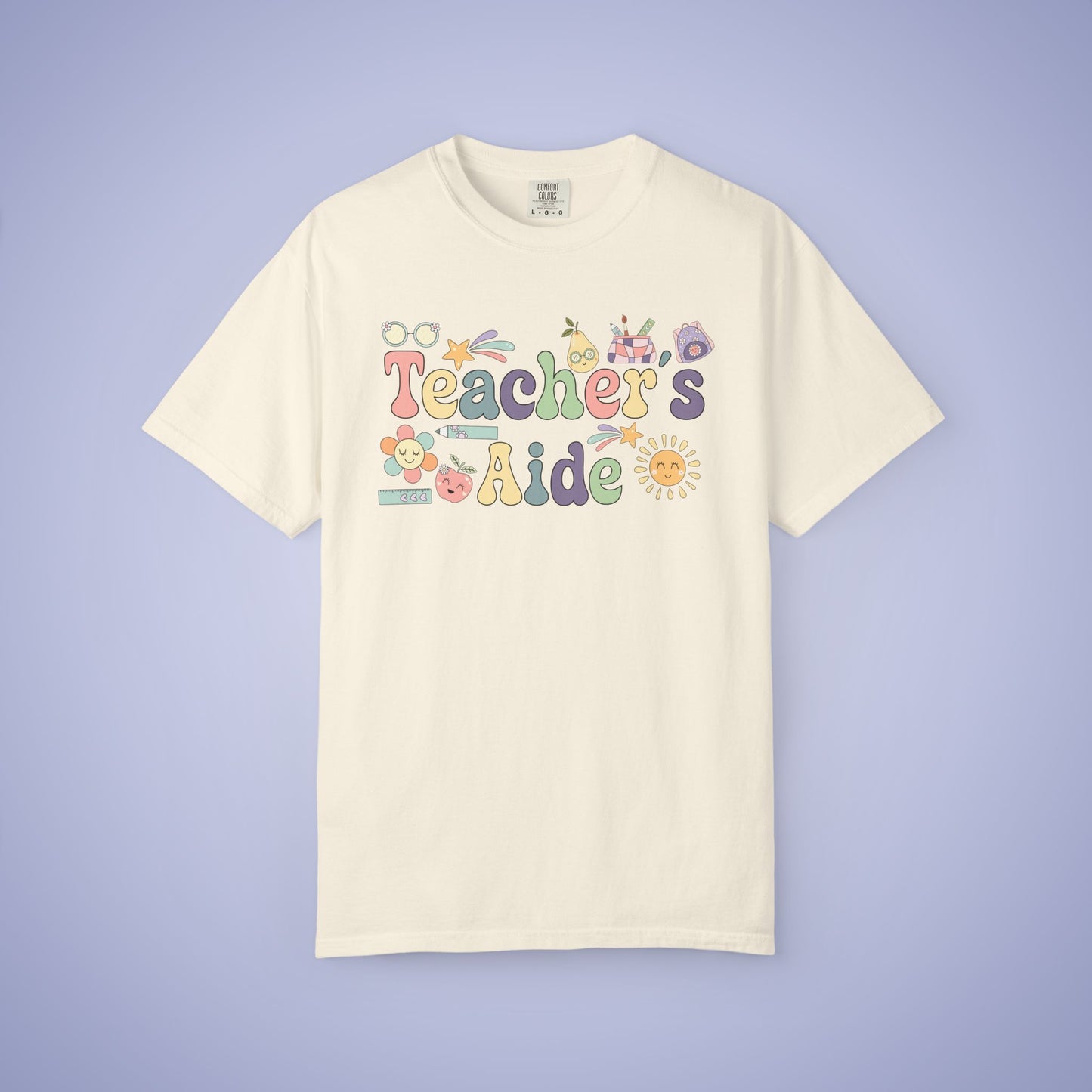 Teachers Aid Teacher T Shirt Retro Comfort Colors Unisex Back to School