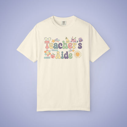Teachers Aid Teacher T Shirt Retro Comfort Colors Unisex Back to School