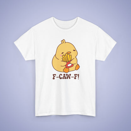 Chip Lover F CAW F Cute Funny Chick Unisex Chicken T Shirt