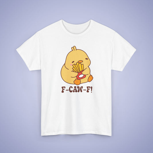 Chip Lover F CAW F Cute Funny Chick Unisex Chicken T Shirt