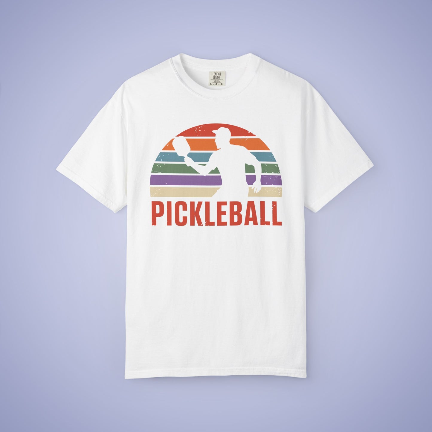 Retro Pickleball Comfort Colors T Shirt Unisex