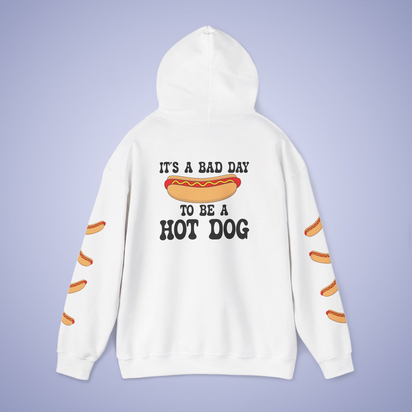 It's a Bad Day to Be A Hot Dog Hoodie | Hot Dog Lover Gift Black