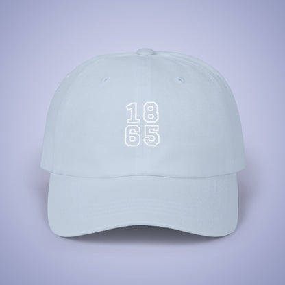 Juneteenth 1865 Embroidered Classic Dad Cap Unisex White Embroidery