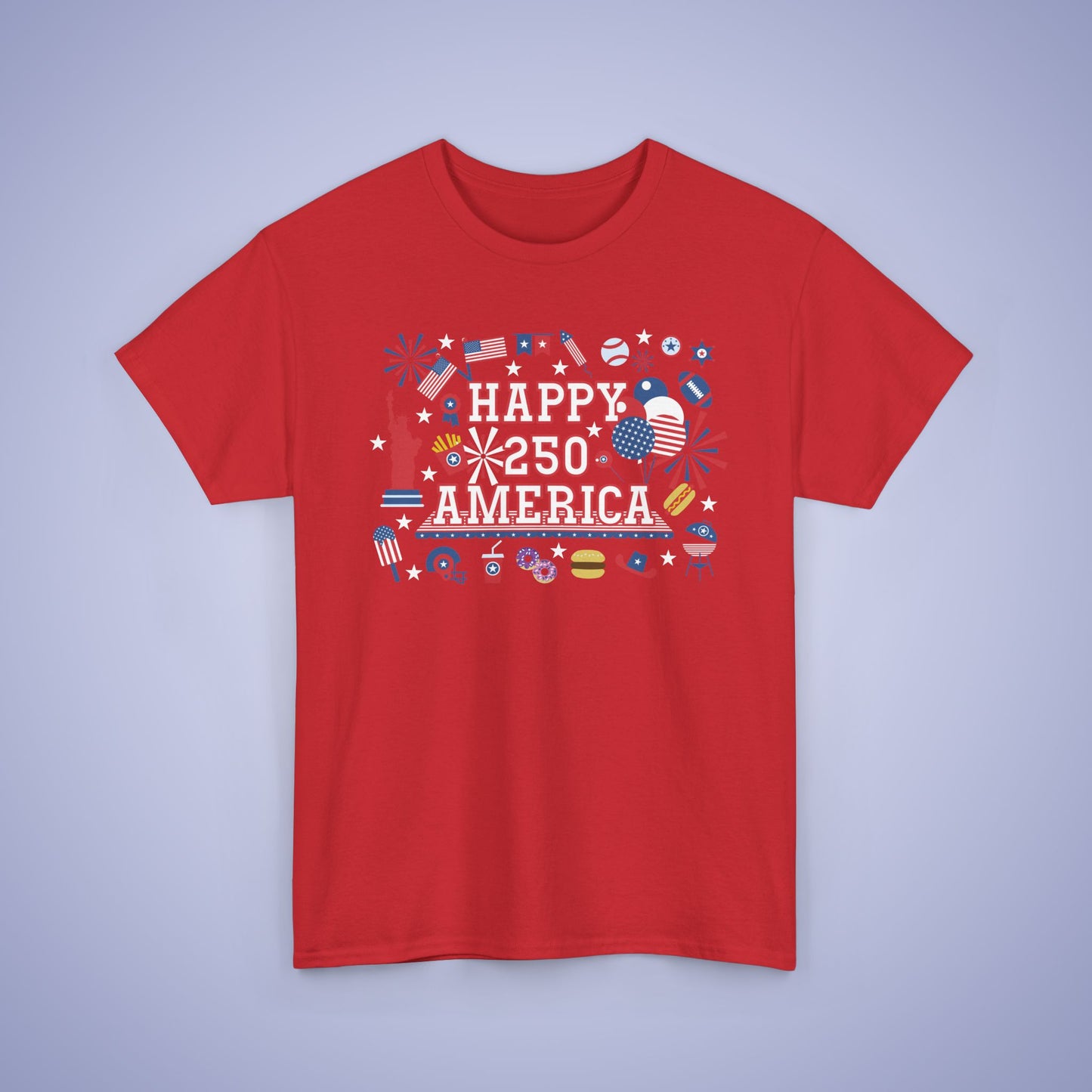 250 Years of Freedom Party Style USA Celebration Unisex T Shirt