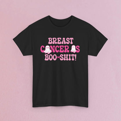Breast Cancer is Boo Sh*t Funny Halloween Ghost Unisex T Shirt