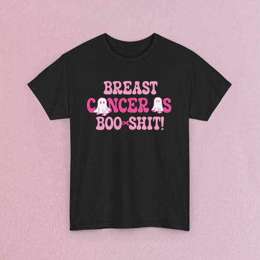 Breast Cancer is Boo Sh*t Funny Halloween Ghost Unisex T Shirt