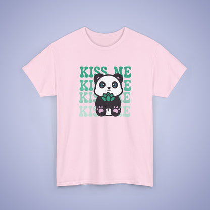 Kiss Me Panda Lover National Panda Day Unisex T Shirt