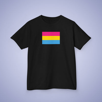 Pansexual Flag Pride Kids Cotton T Shirt LGBTQ Pride Month