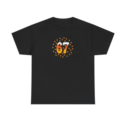 67 Candy Corn White Halloween Candy Unisex T Shirt