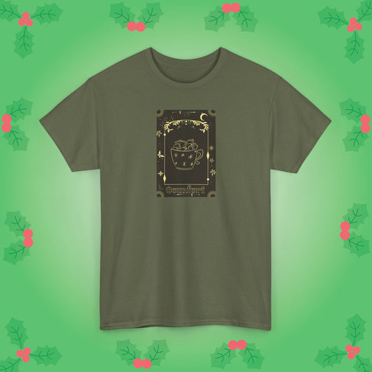 Christmas Hot Chocolate Comfort Tarot Card Lover Unisex T Shirt