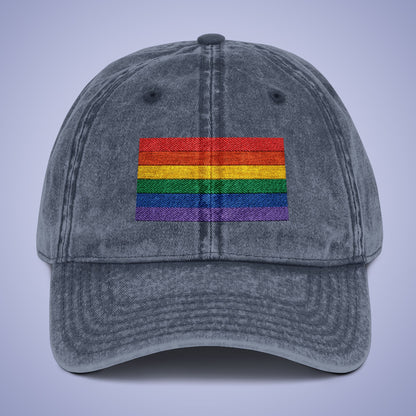 Vintage Pride Month Cap - Comfortable Embroidered Cap