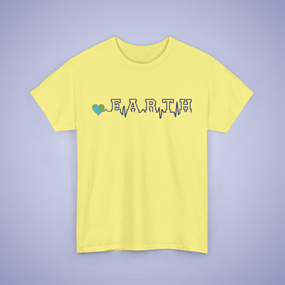 Heartbeat Earth Day Unisex Oversized T Shirt
