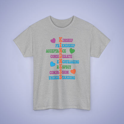 Kindness Wordgram Unity Day Teachers T Shirt Unisex