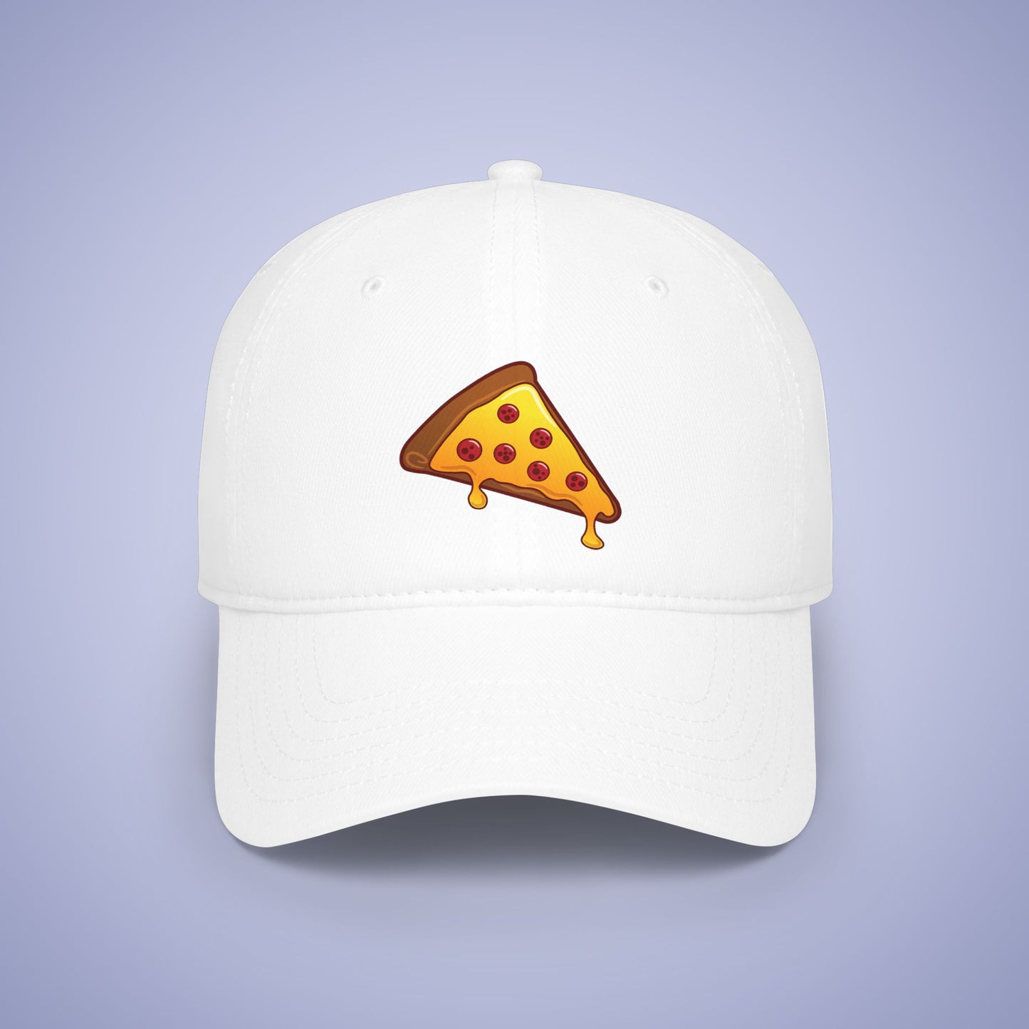 Pizza Slice Graphic Art Cap Low Profile Baseball Hat for Pizza Lovers