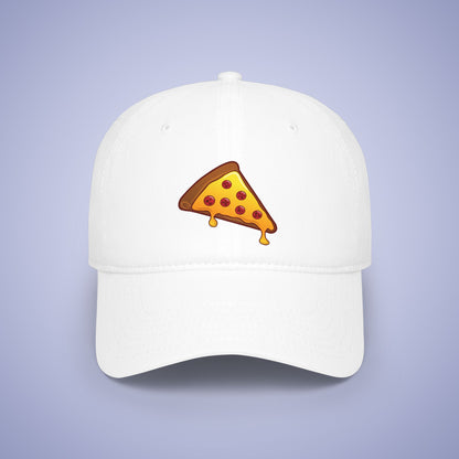 Pizza Slice Graphic Art Cap Low Profile Baseball Hat for Pizza Lovers
