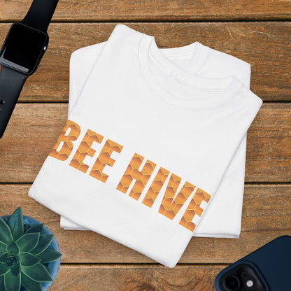 Bee Hive Sweet As Honey Honeycomb Word Art Design Unisex T Shirt