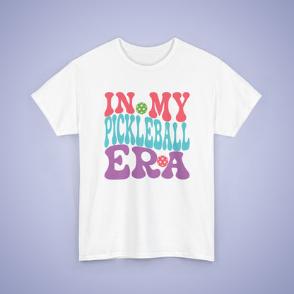In My Pickleball Era Funny Pickleball T Shirt Coloured Graphic Design