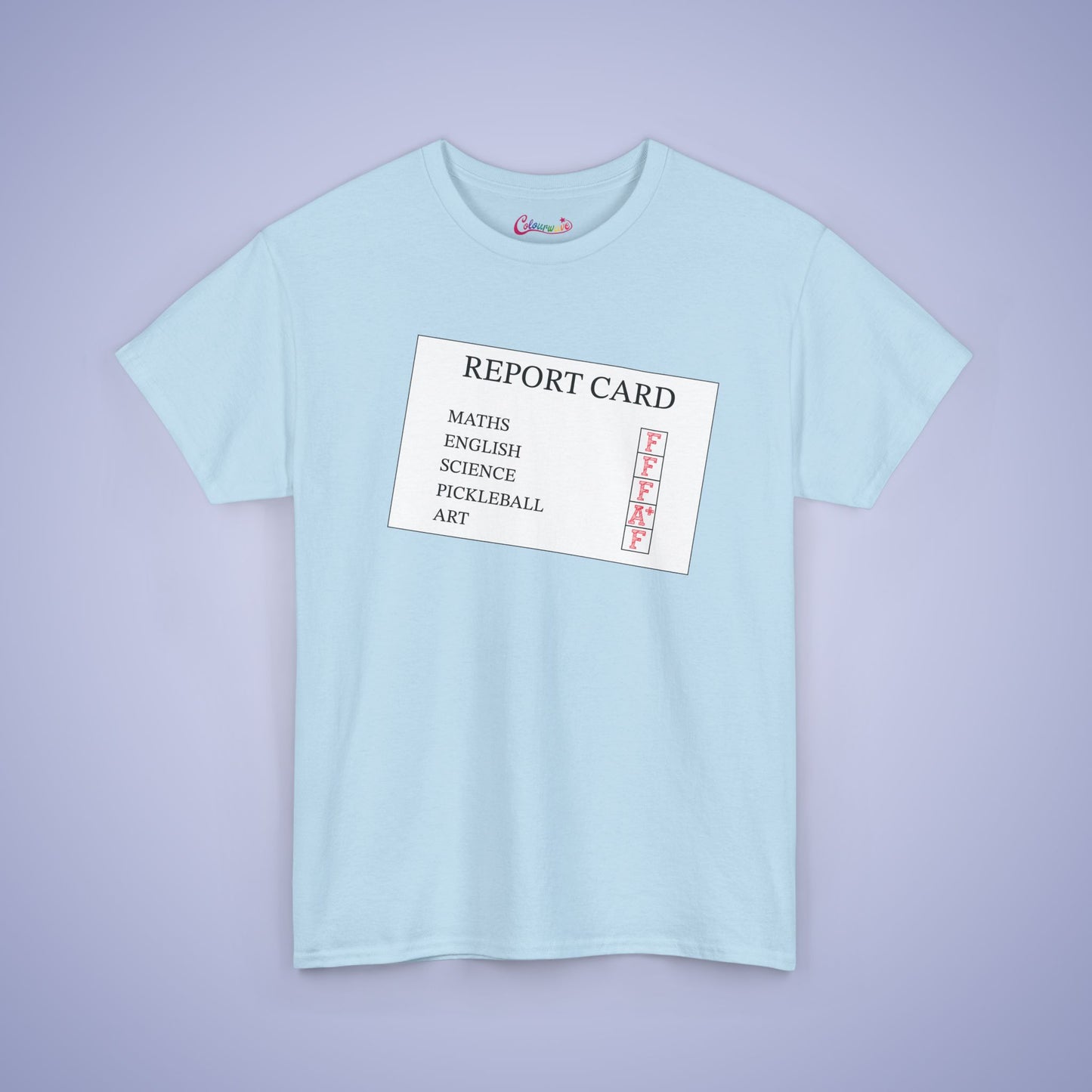 Report Card Funny Teacher Student Pickleball Lover Gift Tee Graphic Design T Shirt