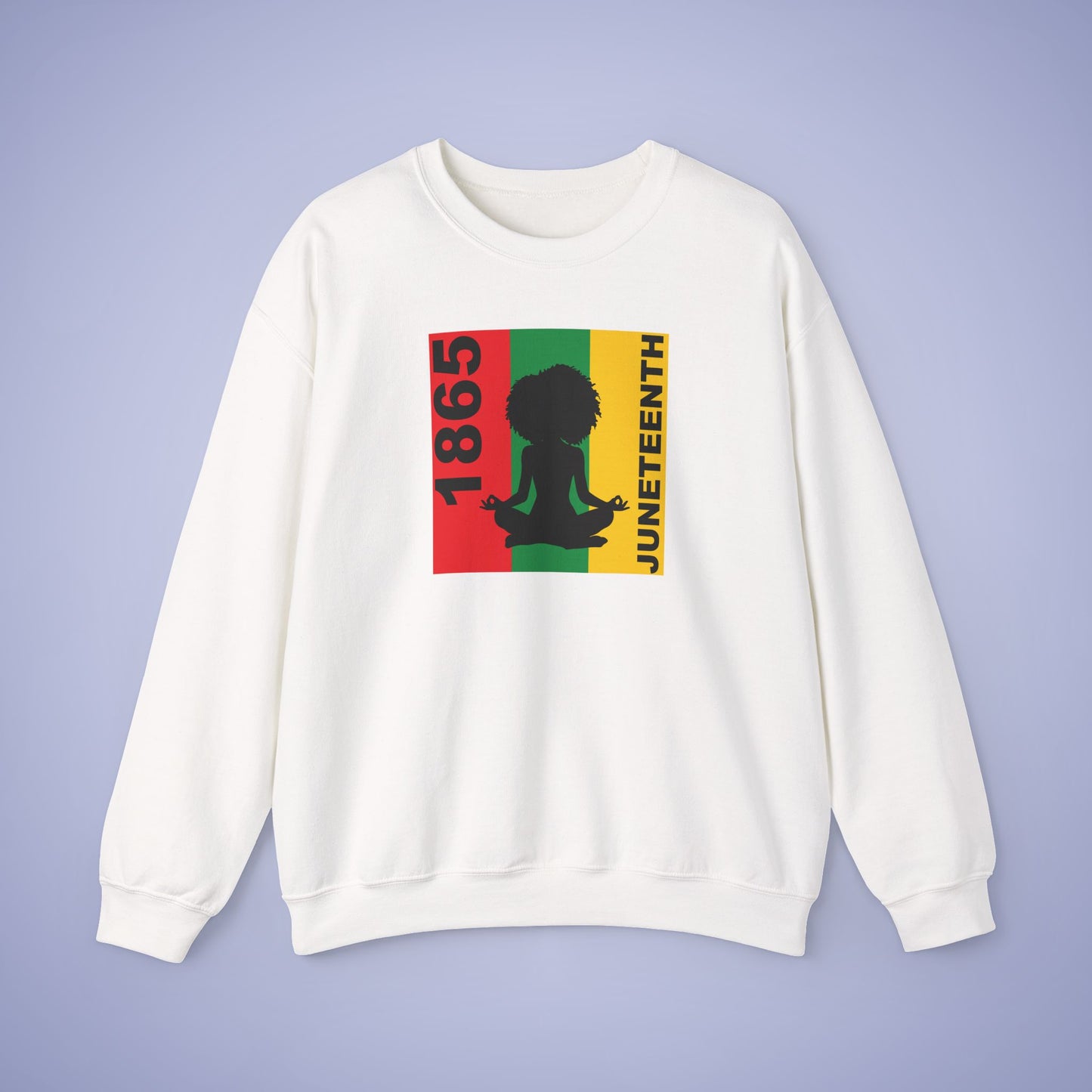 Meditation Juneteenth Unisex Crewneck Oversized Sweatshirt