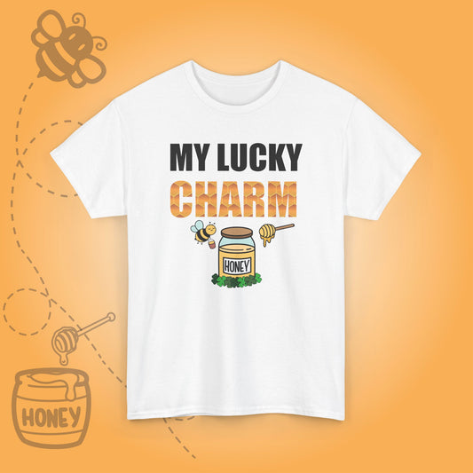 My Lucky Charm Sweet As Honey Funny St Patrick's Day Bee Lover Design Unisex T Shirt