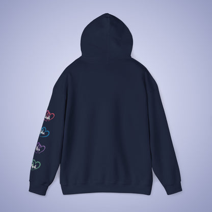 This Mother Wears her Heart on her Sleeve Unisex Hoodie Personalized