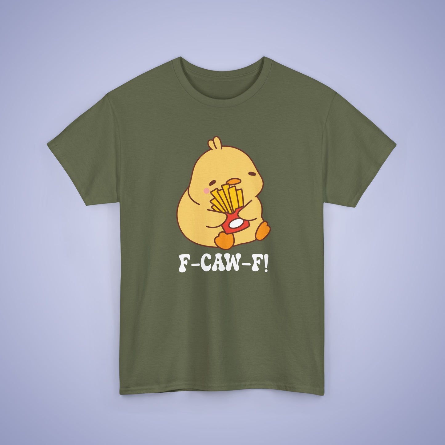 Chip Lover F CAW F White Cute Funny Chick Unisex Chicken T Shirt