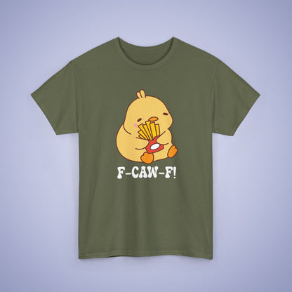 Chip Lover F CAW F White Cute Funny Chick Unisex Chicken T Shirt