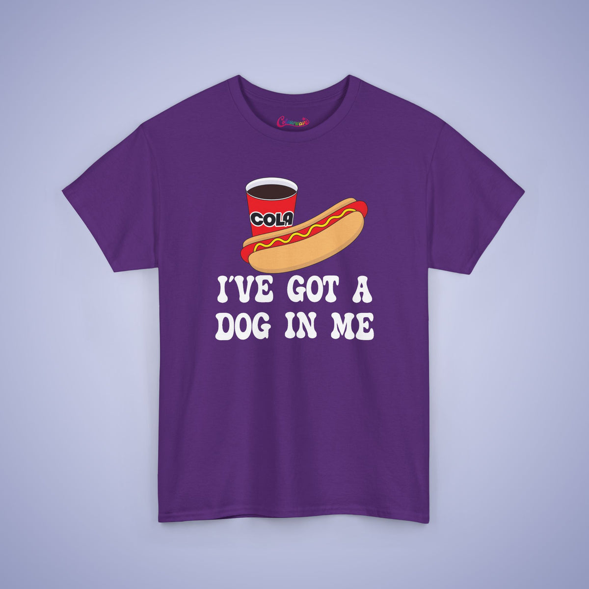 I've Got a Dog in Me Funny Hot Dog T-Shirt | Hot Dog Lover Gift White