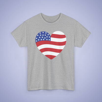 American Heart 250 Years of Freedom USA Celebration Unisex T Shirt