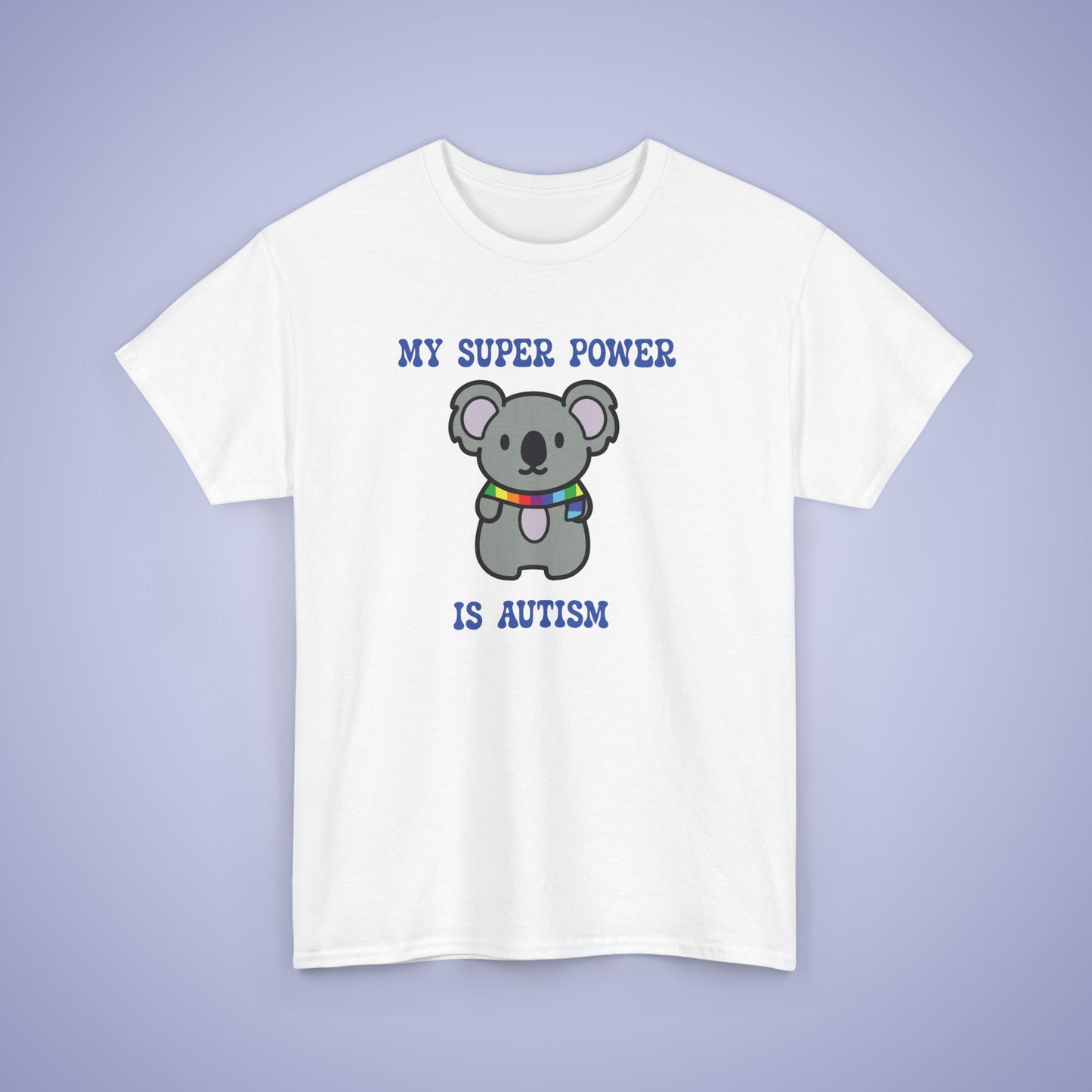 Koala Neurodiversity Graphic My Super Power is Autism Awareness Unisex T Shirt
