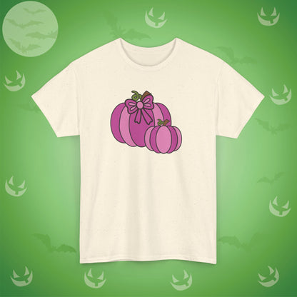 Thanksgiving Fall Inspired Halloween Pink Pumpkin Unisex T Shirt