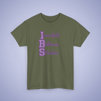 Immediate Bathroom Situation Funny  IBS Awareness Month Unisex T Shirt