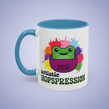 Artist Frog Lover Gift Coffee Mug Ceramic