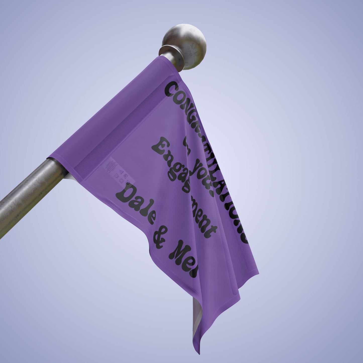 Personalized Flag Banner Small Medium & Large