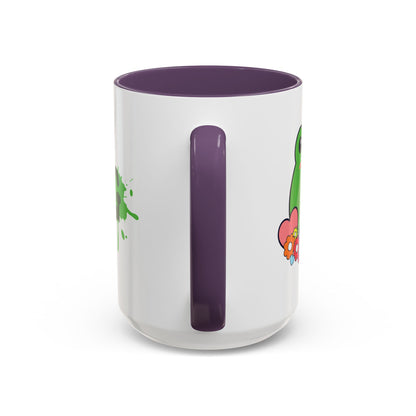Flower Frog Lover Gift Coffee Mug Ceramic