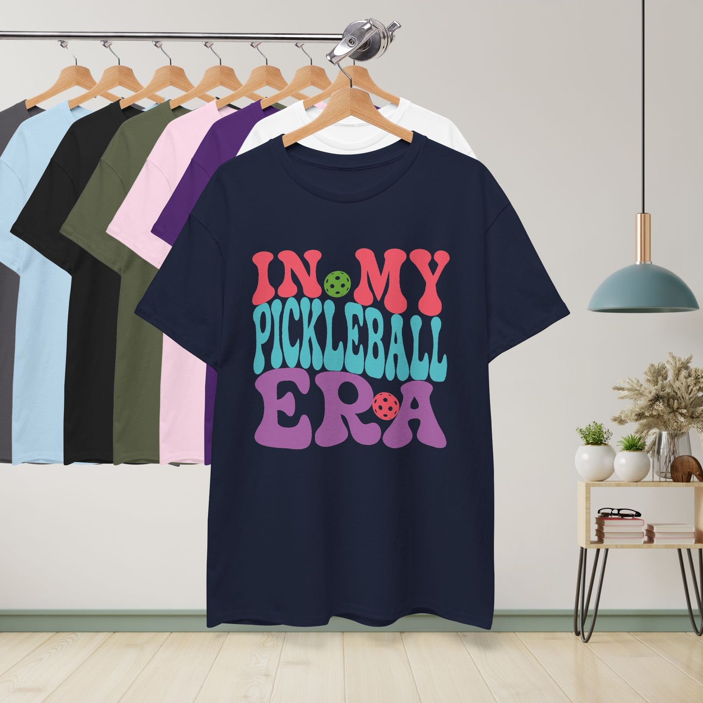 In My Pickleball Era Funny Pickleball T Shirt Coloured Graphic Design