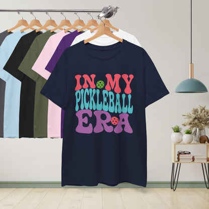 In My Pickleball Era Funny Pickleball T Shirt Coloured Graphic Design