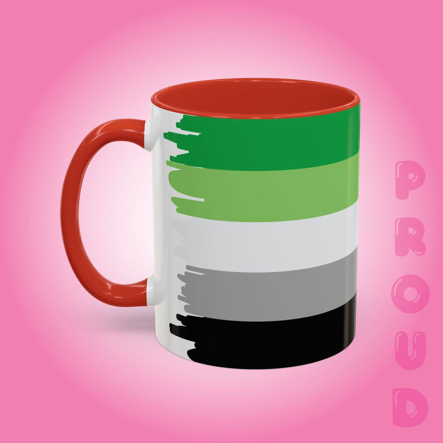 Aromantic Paint Style Coffee Mug