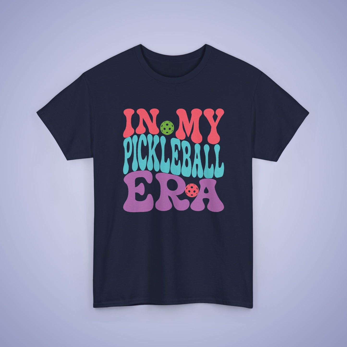 In My Pickleball Era Funny Pickleball T Shirt Coloured Graphic Design
