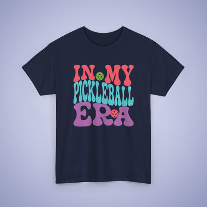 In My Pickleball Era Funny Pickleball T Shirt Coloured Graphic Design