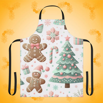 Bake with Me Christmas Kitchen Apron