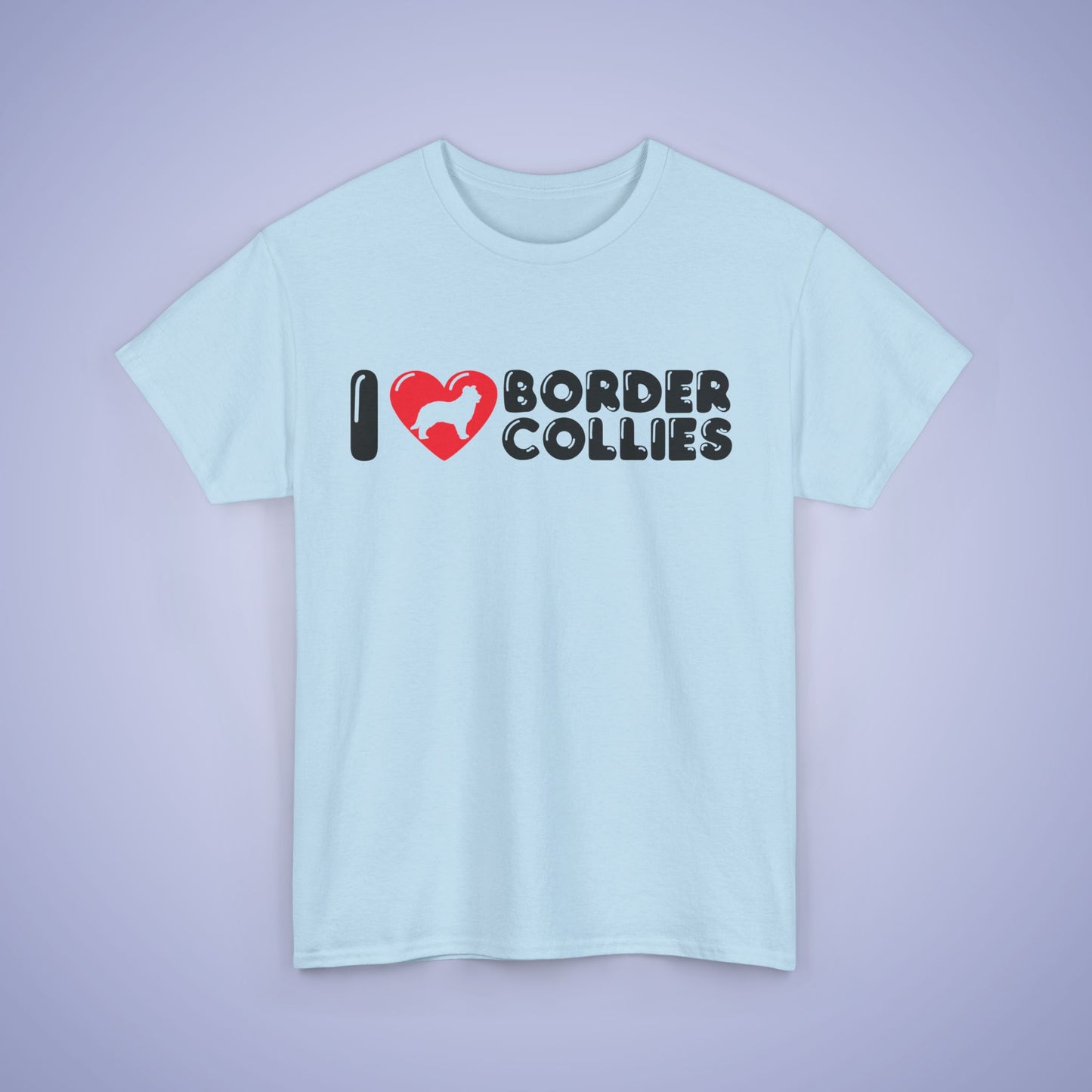 I Heart Border Collies Unisex T-Shirt