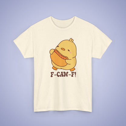 Hot Dog Lover F CAW F Cute Funny Chick Unisex Chicken T Shirt