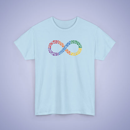 Infinity Heart Graphic Autism Awareness Unisex T Shirt