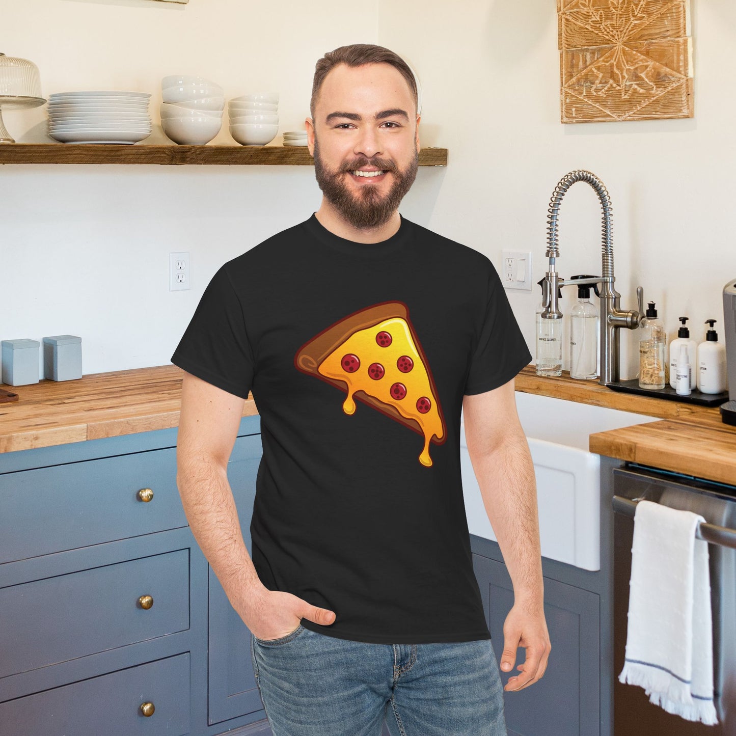 Pizza Slice Graphic Art Pizza Lover Funny T Shirt