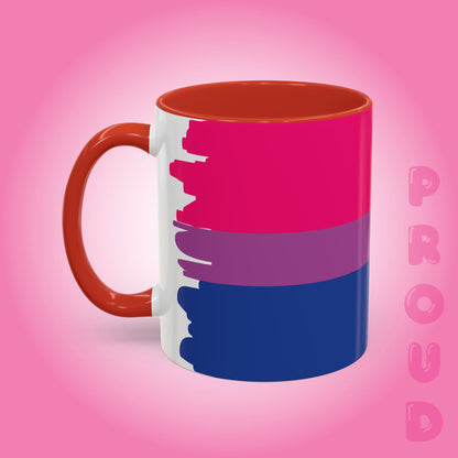 Bisexual Paint Style Coffee Mug