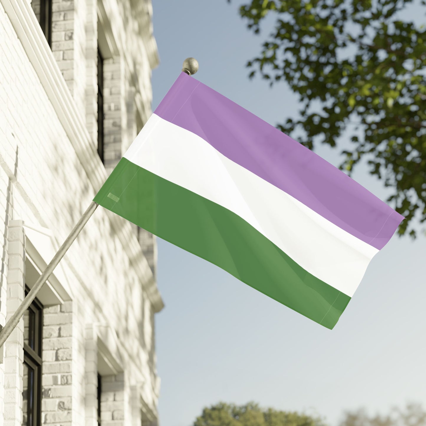 Gender Queer Pride Month Flag Banner Small Medium & Large