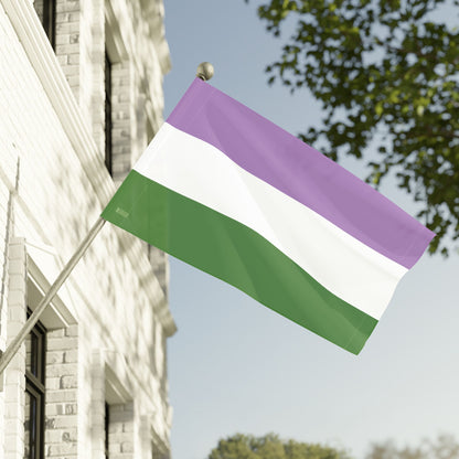 Gender Queer Pride Month Flag Banner Small Medium & Large